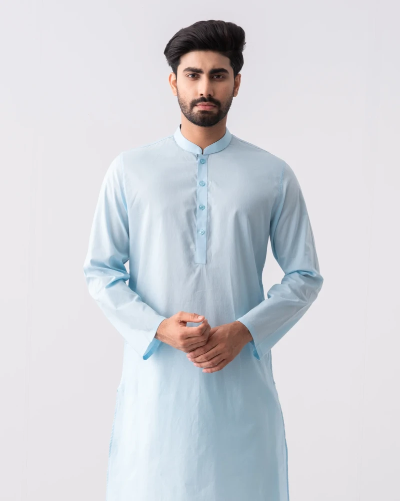 Slim Fit Cotton Panjabi - Alternate view 4 showing  color