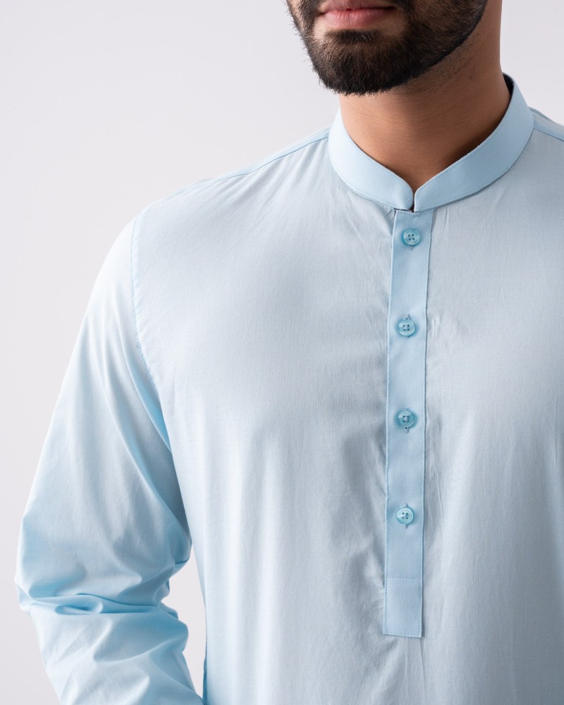 Slim Fit Cotton Panjabi - Alternate view 2 showing  color