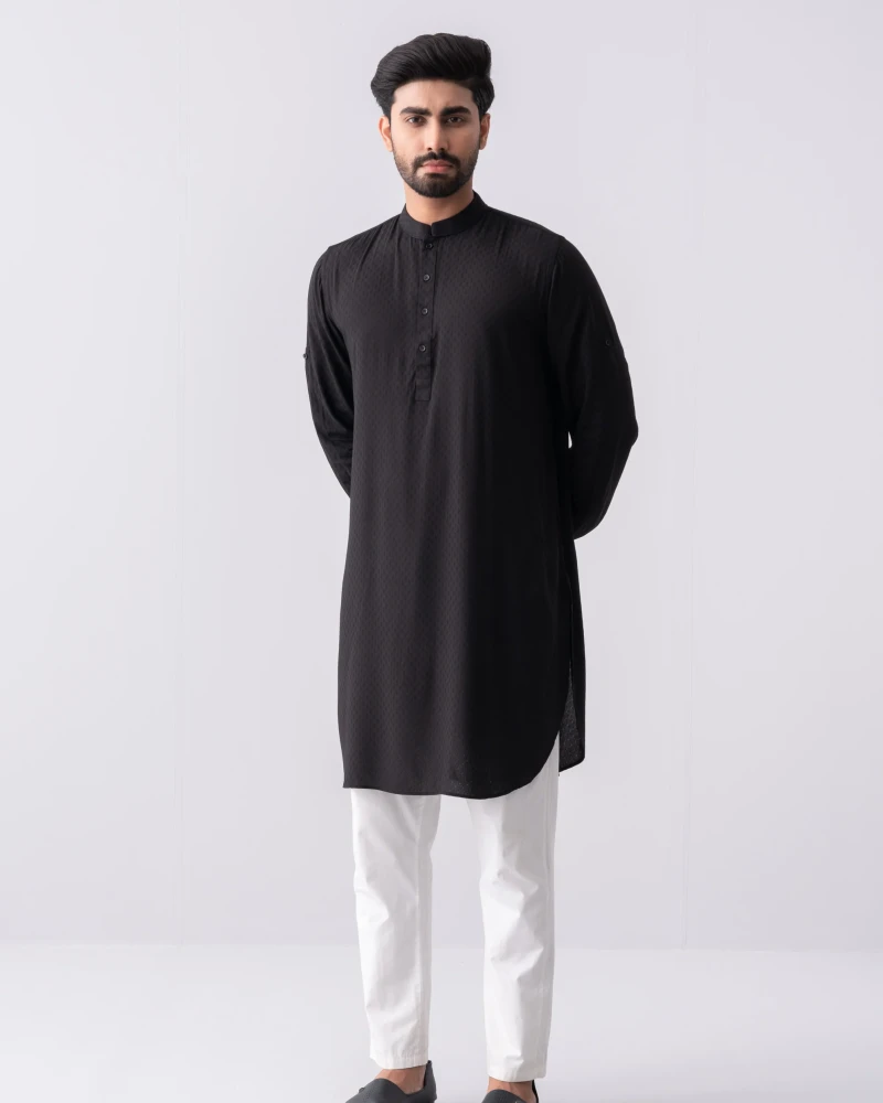 Regular Fit Panjabi - Alternate view 4 showing  color