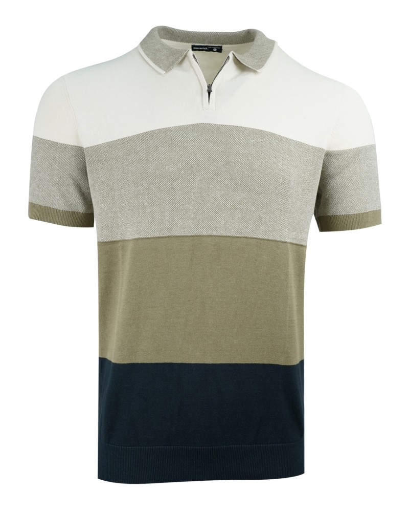 Maverick Men's Polo T-shirt - Main view showing full design